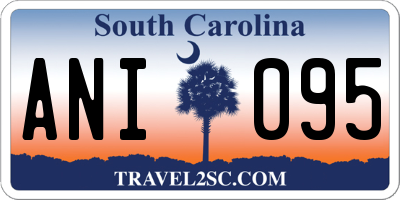 SC license plate ANI095