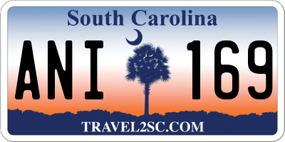 SC license plate ANI169