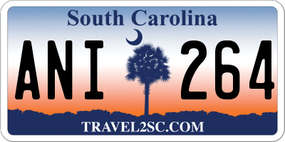 SC license plate ANI264