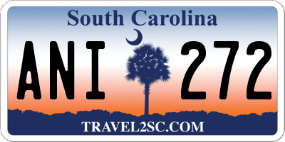 SC license plate ANI272