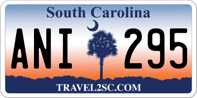 SC license plate ANI295