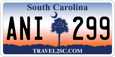 SC license plate ANI299