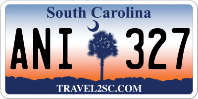 SC license plate ANI327