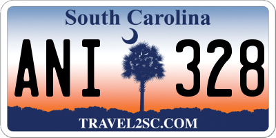 SC license plate ANI328