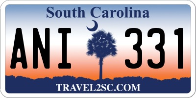 SC license plate ANI331