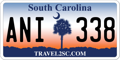 SC license plate ANI338