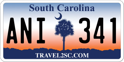 SC license plate ANI341
