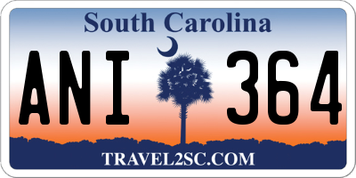 SC license plate ANI364