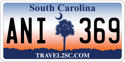 SC license plate ANI369