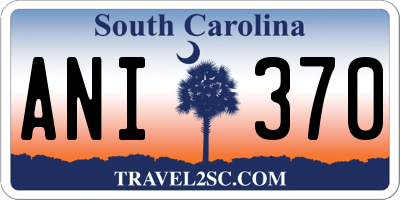SC license plate ANI370