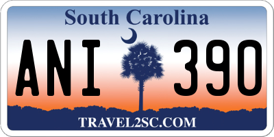SC license plate ANI390