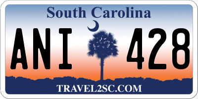 SC license plate ANI428