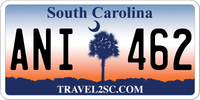 SC license plate ANI462