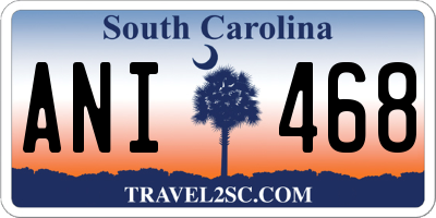 SC license plate ANI468