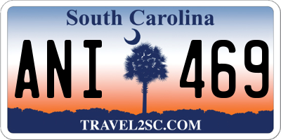 SC license plate ANI469