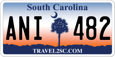 SC license plate ANI482