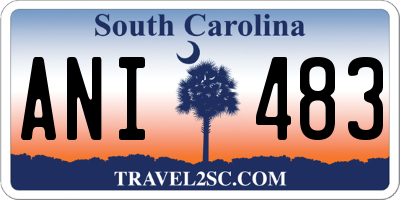 SC license plate ANI483