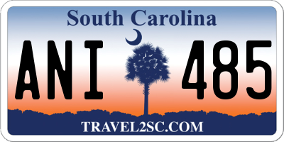 SC license plate ANI485