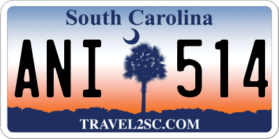 SC license plate ANI514