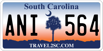 SC license plate ANI564