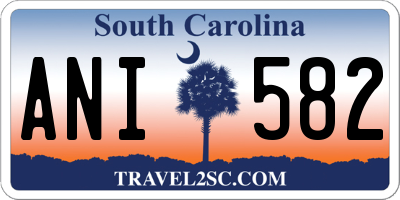 SC license plate ANI582