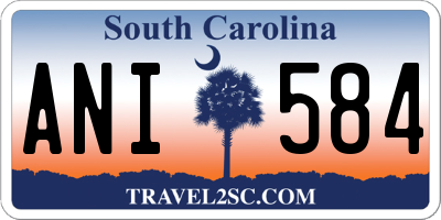 SC license plate ANI584