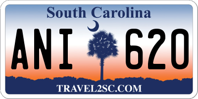SC license plate ANI620