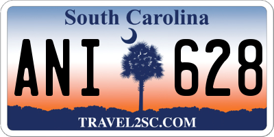 SC license plate ANI628