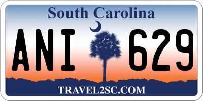 SC license plate ANI629