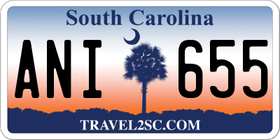 SC license plate ANI655