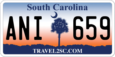 SC license plate ANI659