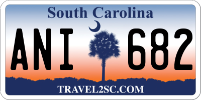 SC license plate ANI682