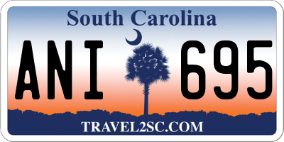 SC license plate ANI695