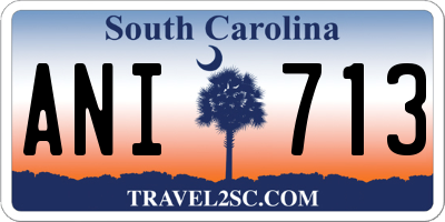 SC license plate ANI713