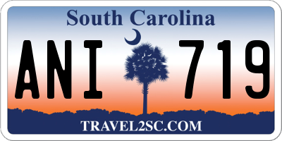 SC license plate ANI719