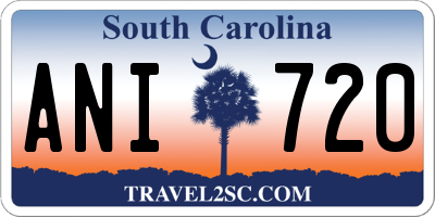 SC license plate ANI720