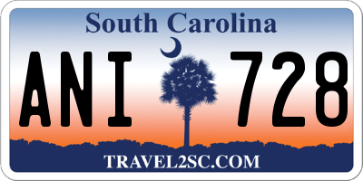 SC license plate ANI728
