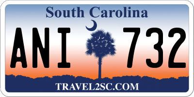 SC license plate ANI732