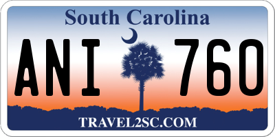 SC license plate ANI760