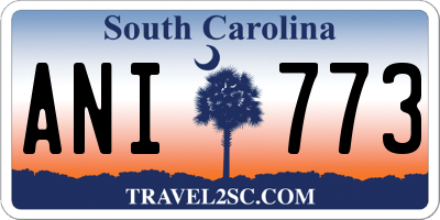 SC license plate ANI773