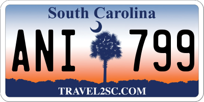 SC license plate ANI799