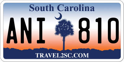 SC license plate ANI810