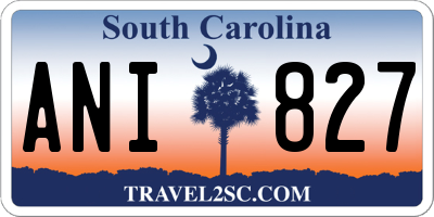 SC license plate ANI827