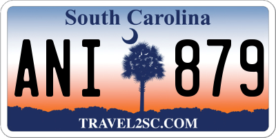 SC license plate ANI879