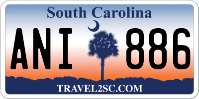 SC license plate ANI886