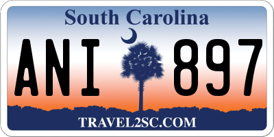 SC license plate ANI897