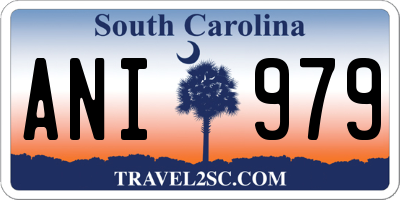SC license plate ANI979