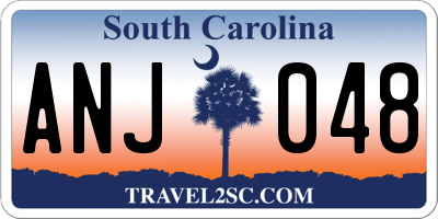 SC license plate ANJ048