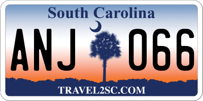 SC license plate ANJ066