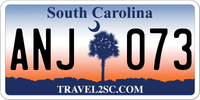 SC license plate ANJ073